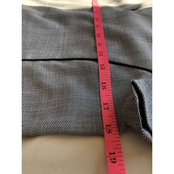 Zara Basic Collection Short Sleeve  Choker Dress Womens Medium Gray Pockets - Picture 6 of 7